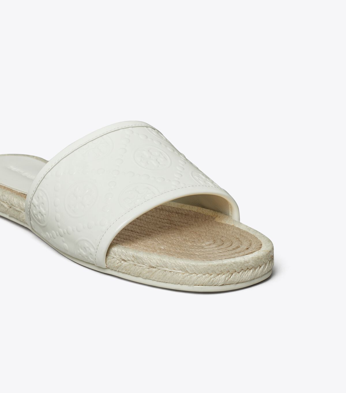 tory burch t monogram espadrille slide