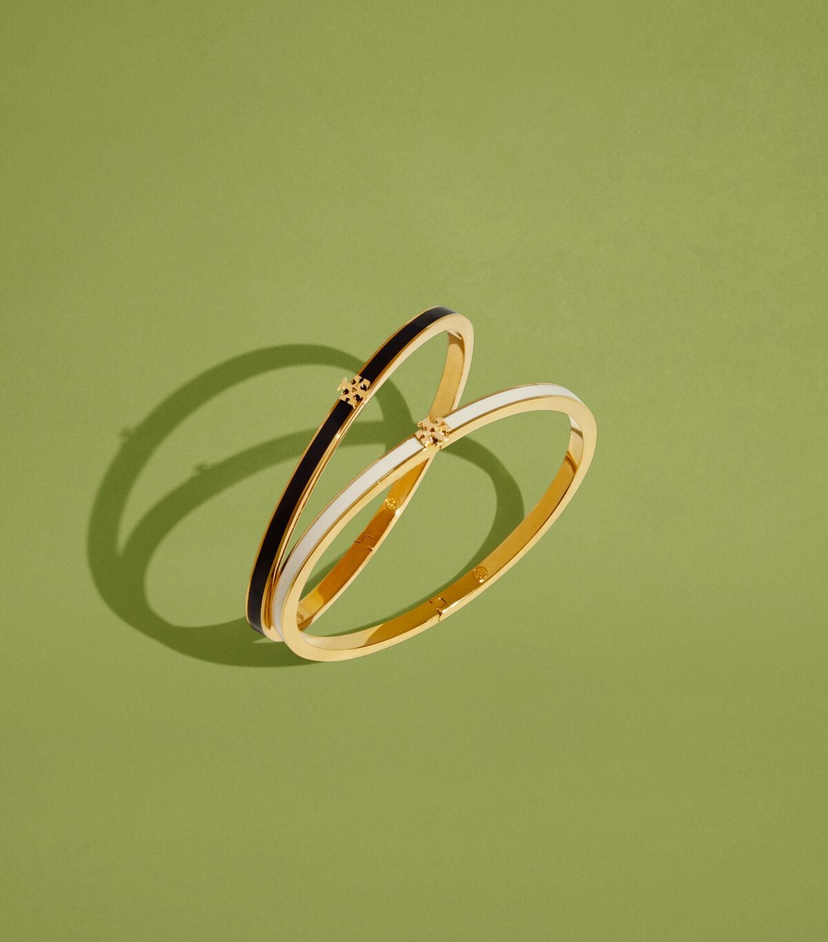 Icon Thin Enamel Bracelet tory burch icon thin enamel bracelet