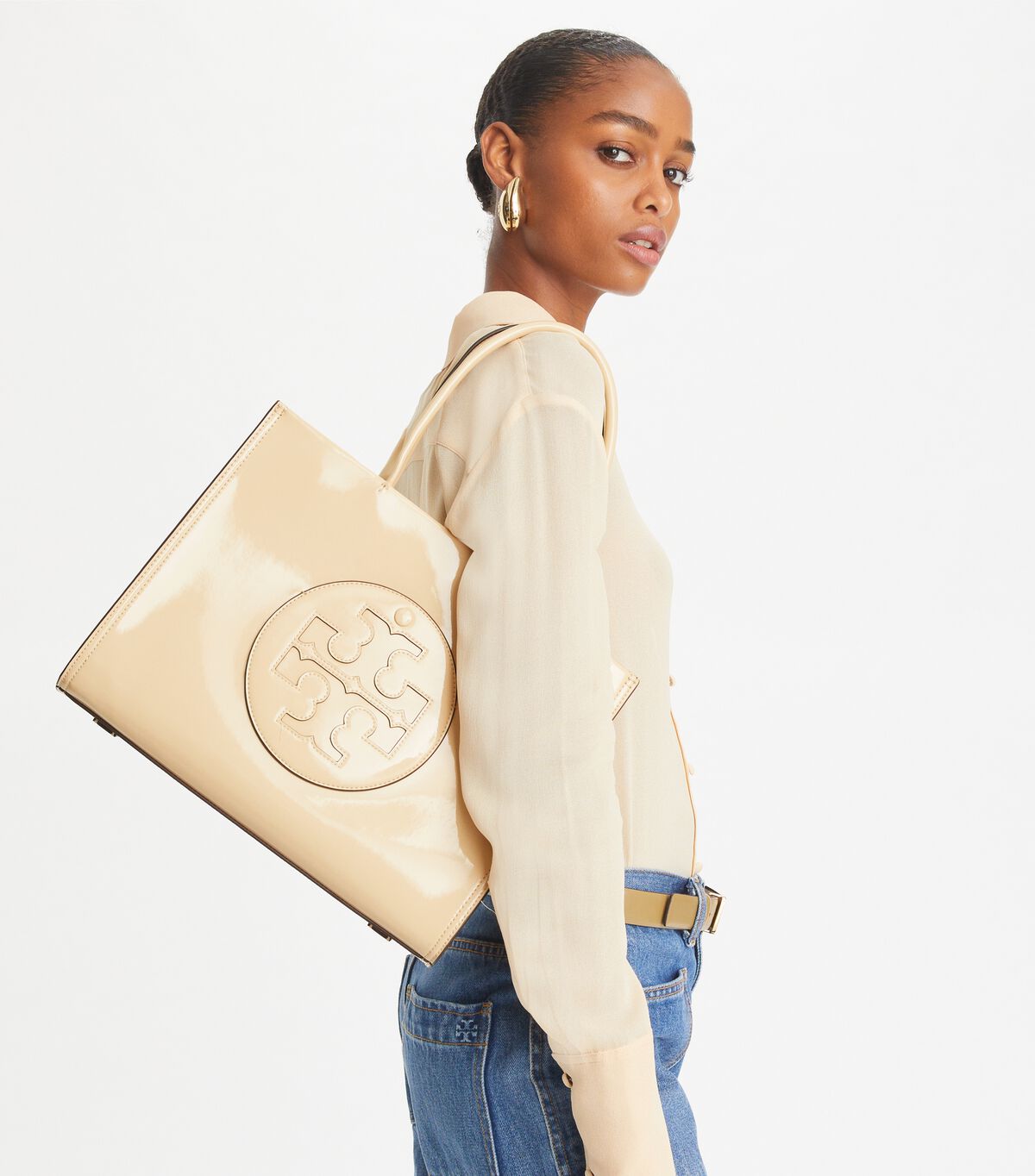 tory burch small ella bio patent tote