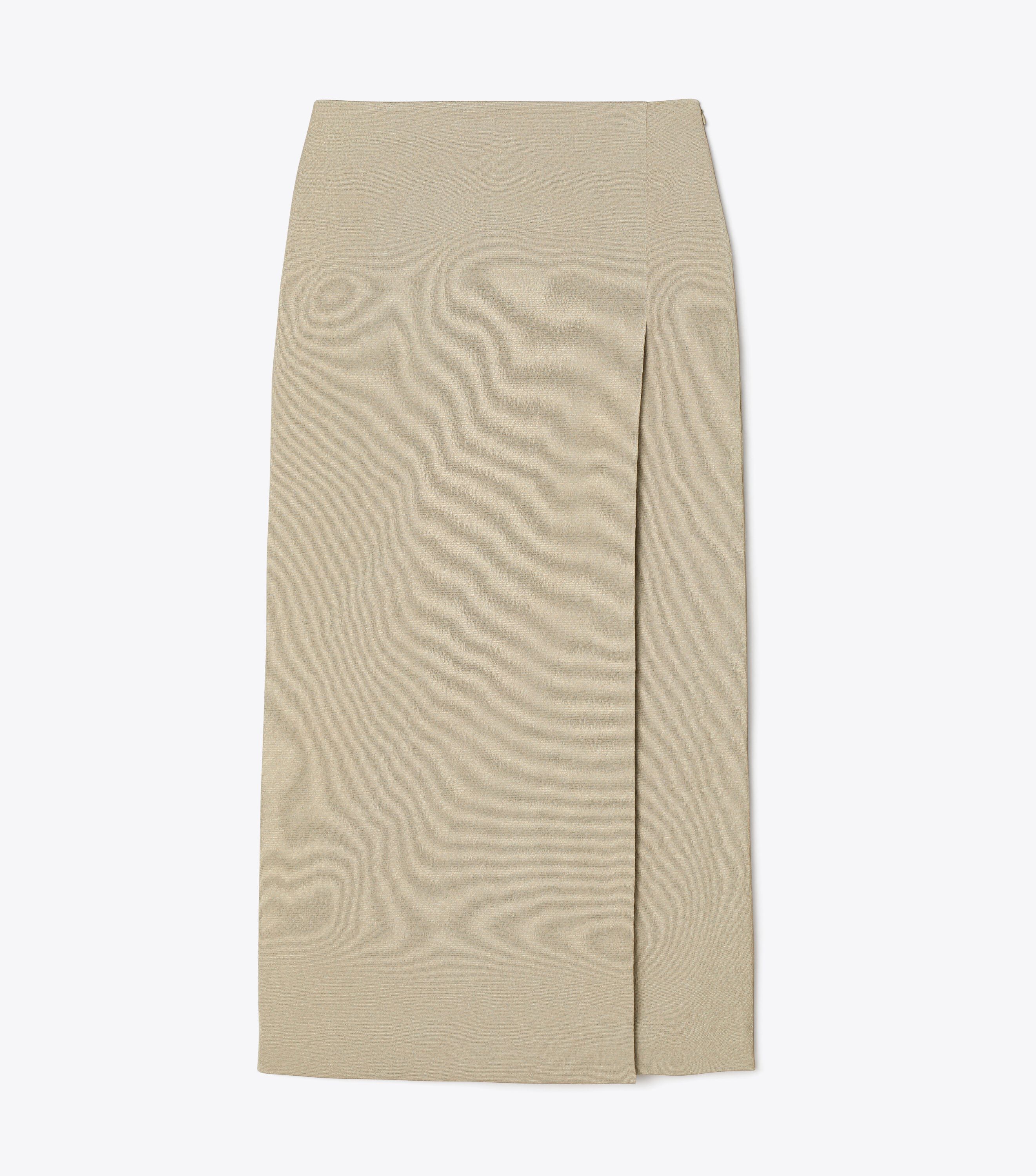 【新品】Bluelea Wrap culotte skirt 36 beige 新品】Bluelea Wrap culotte skirt 36 beige Beige Bow-Tie Wrap Skirt