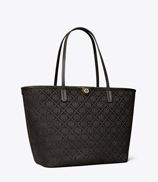 tory burch t monogram zip tote