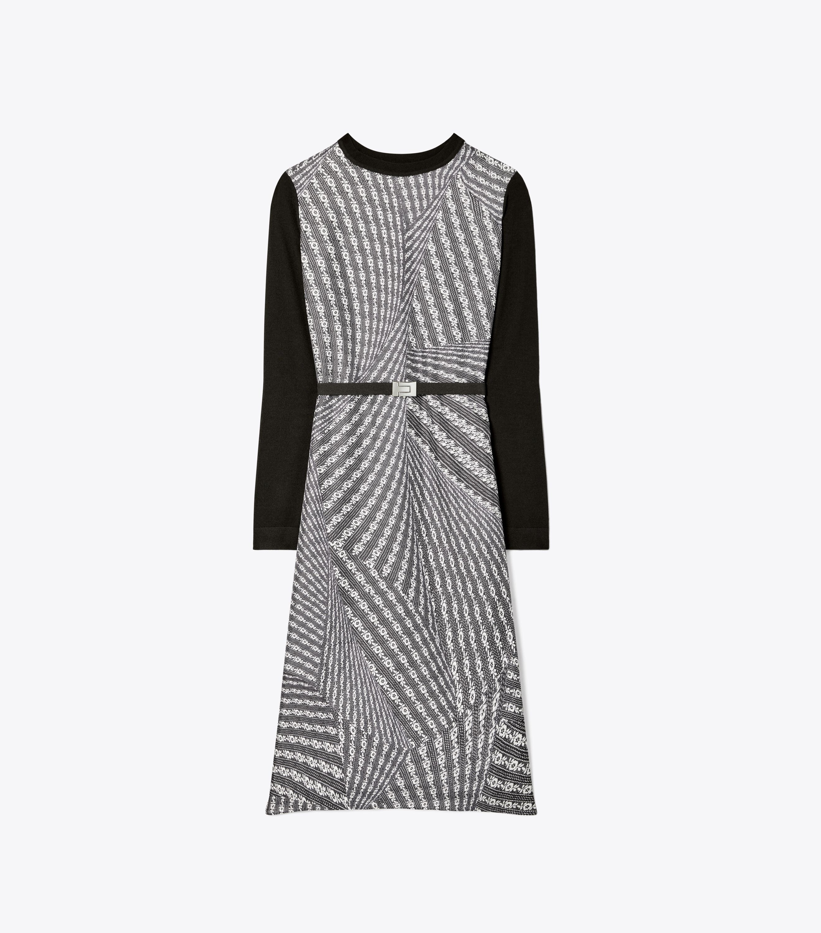 Tory burch silk on sale front sweater dress