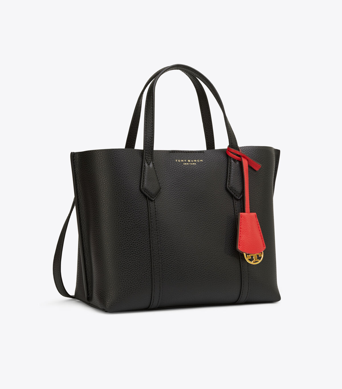 tory burch perry small triple compartment tote bag