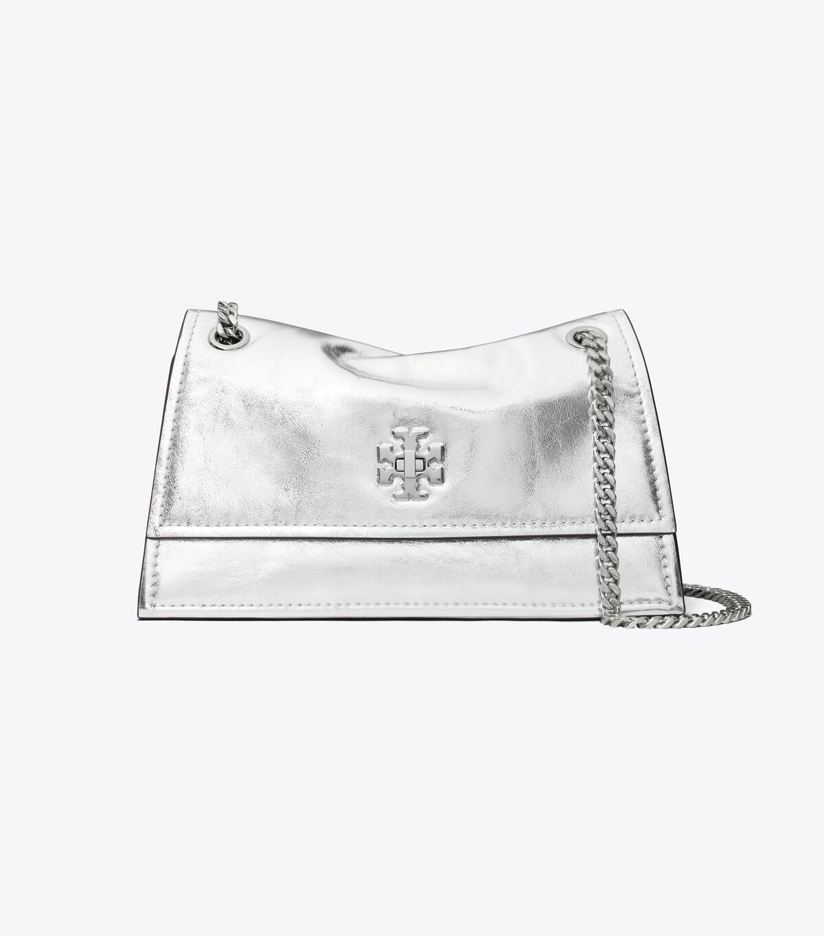 tory burch mini kira turnlock metallic shoulder bag