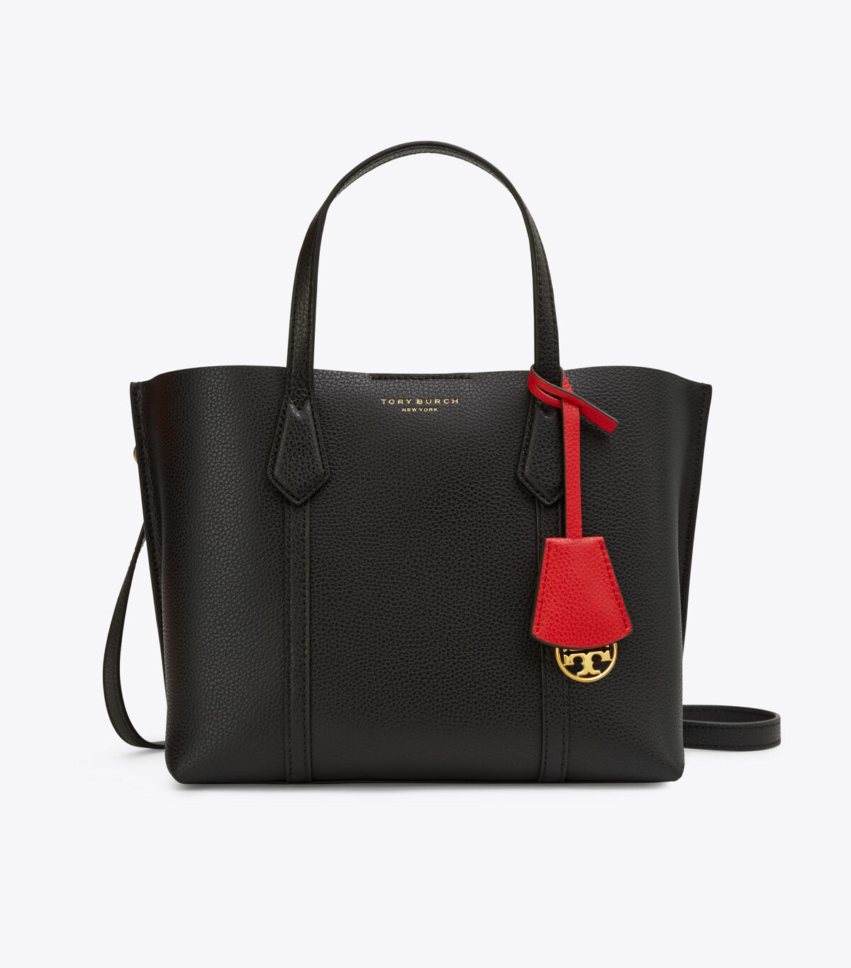 tory burch perry small triple compartment tote bag
