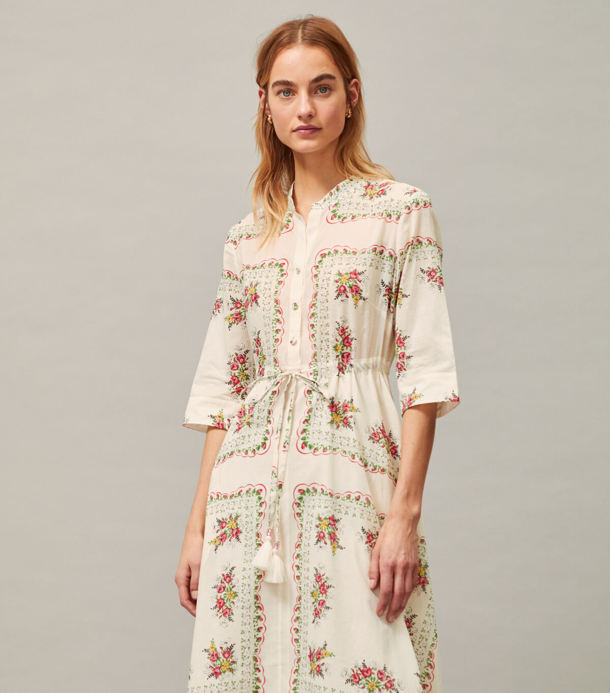 tory burch printed shirtdress