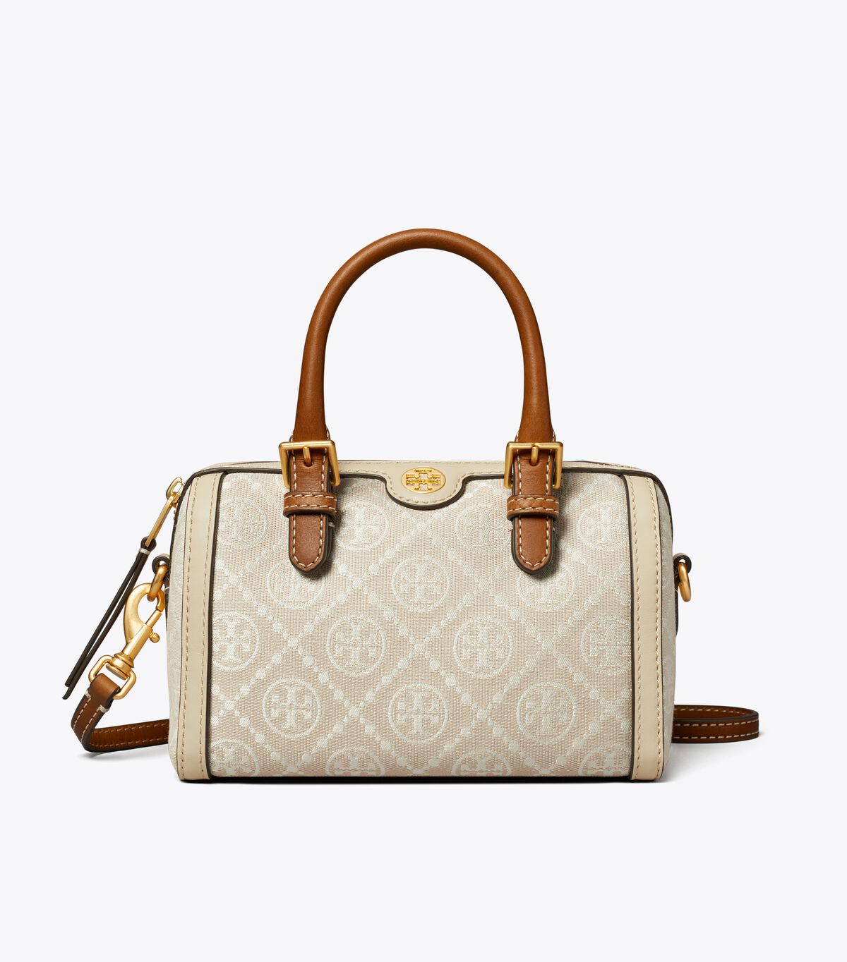 tory burch petite t monogram barrel bag