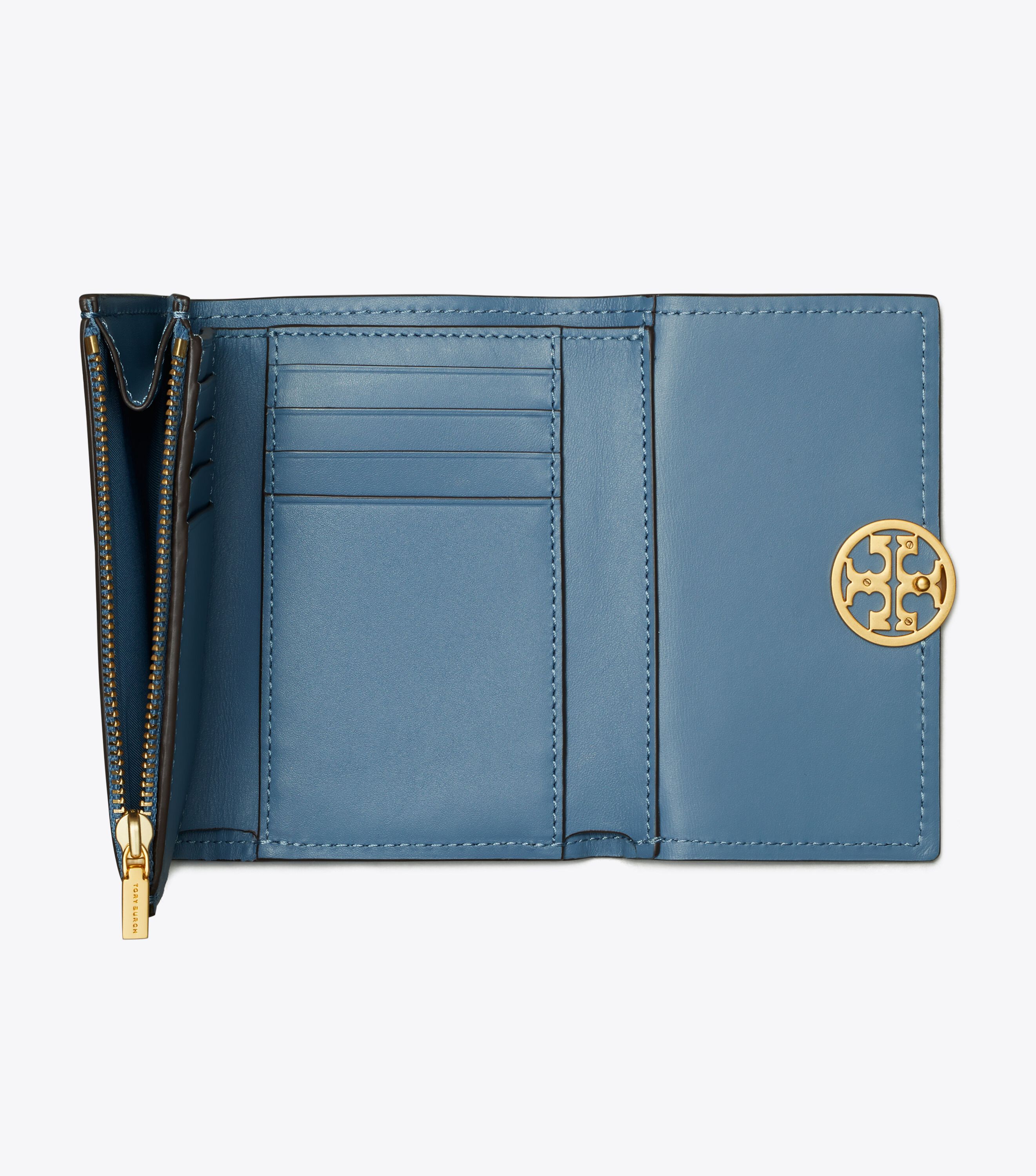 Tory burch robinson pebbled mini flap wallet crossbody on sale