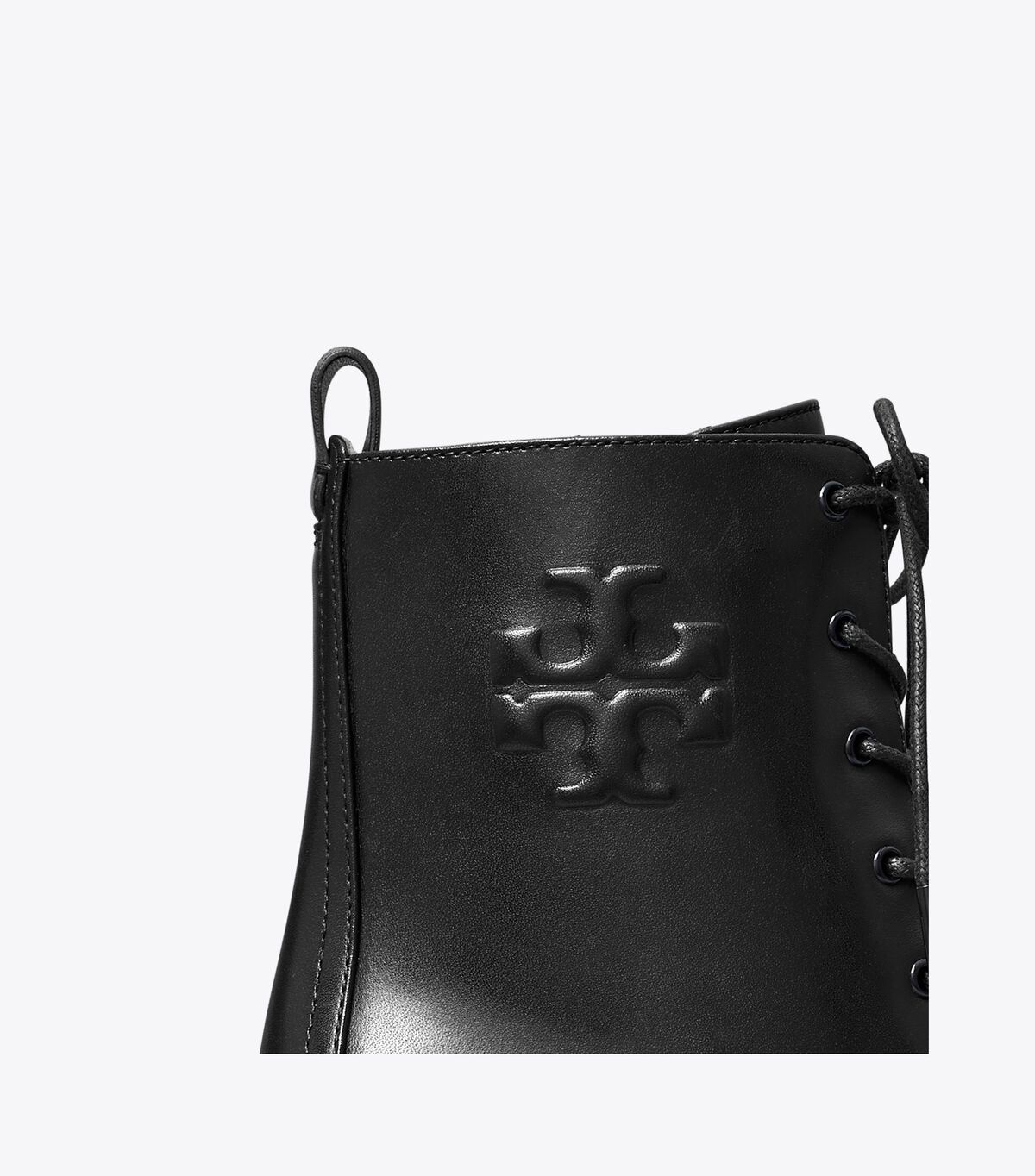 tory burch double t lug boot
