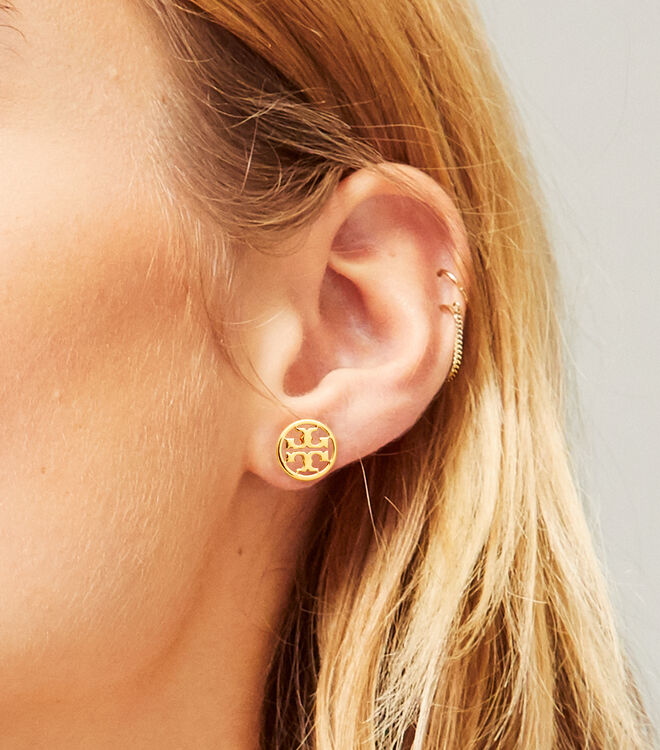 Top 77+ imagen miller stud earring tory burch