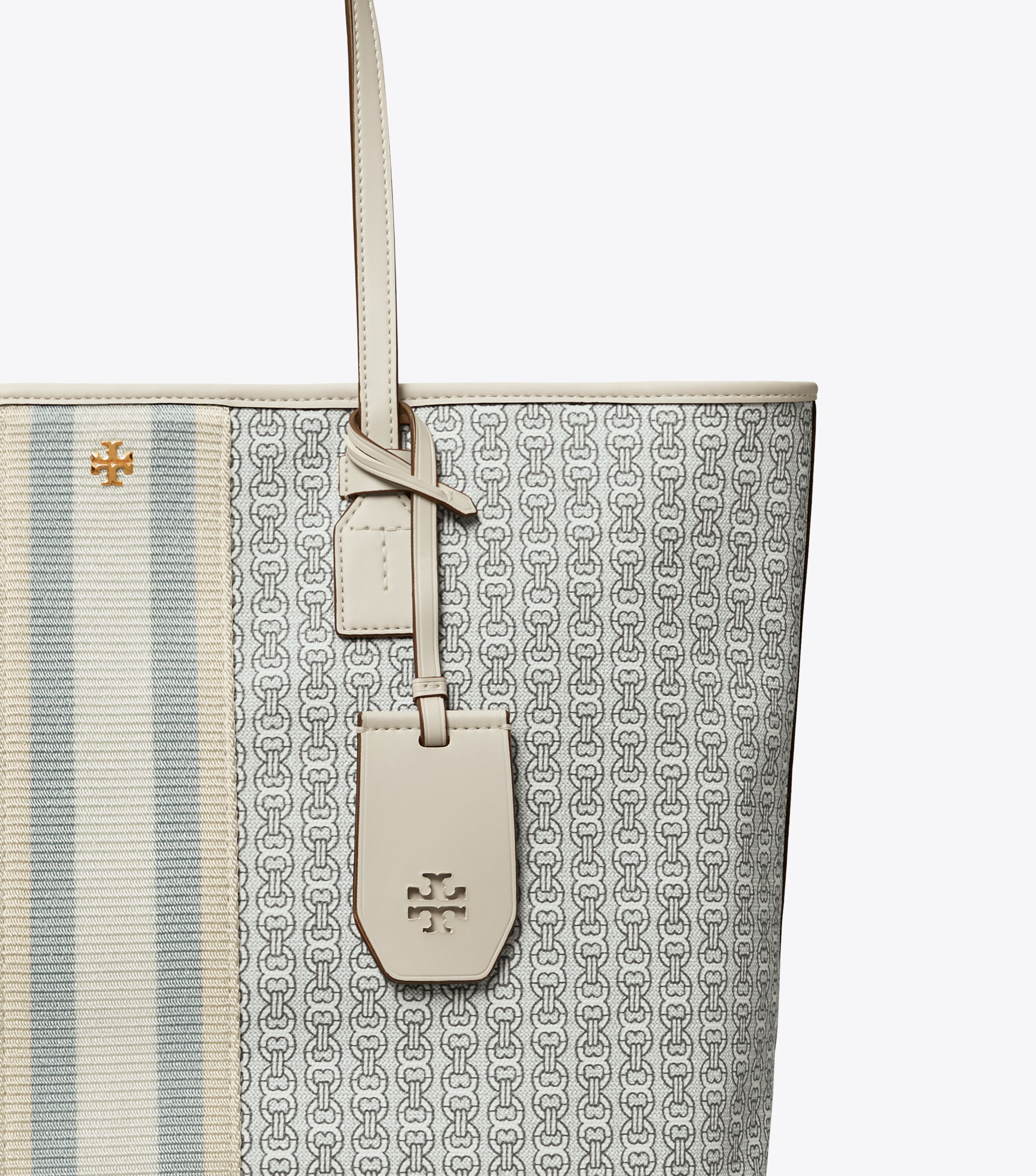 Tory burch gemini link deals canvas tote