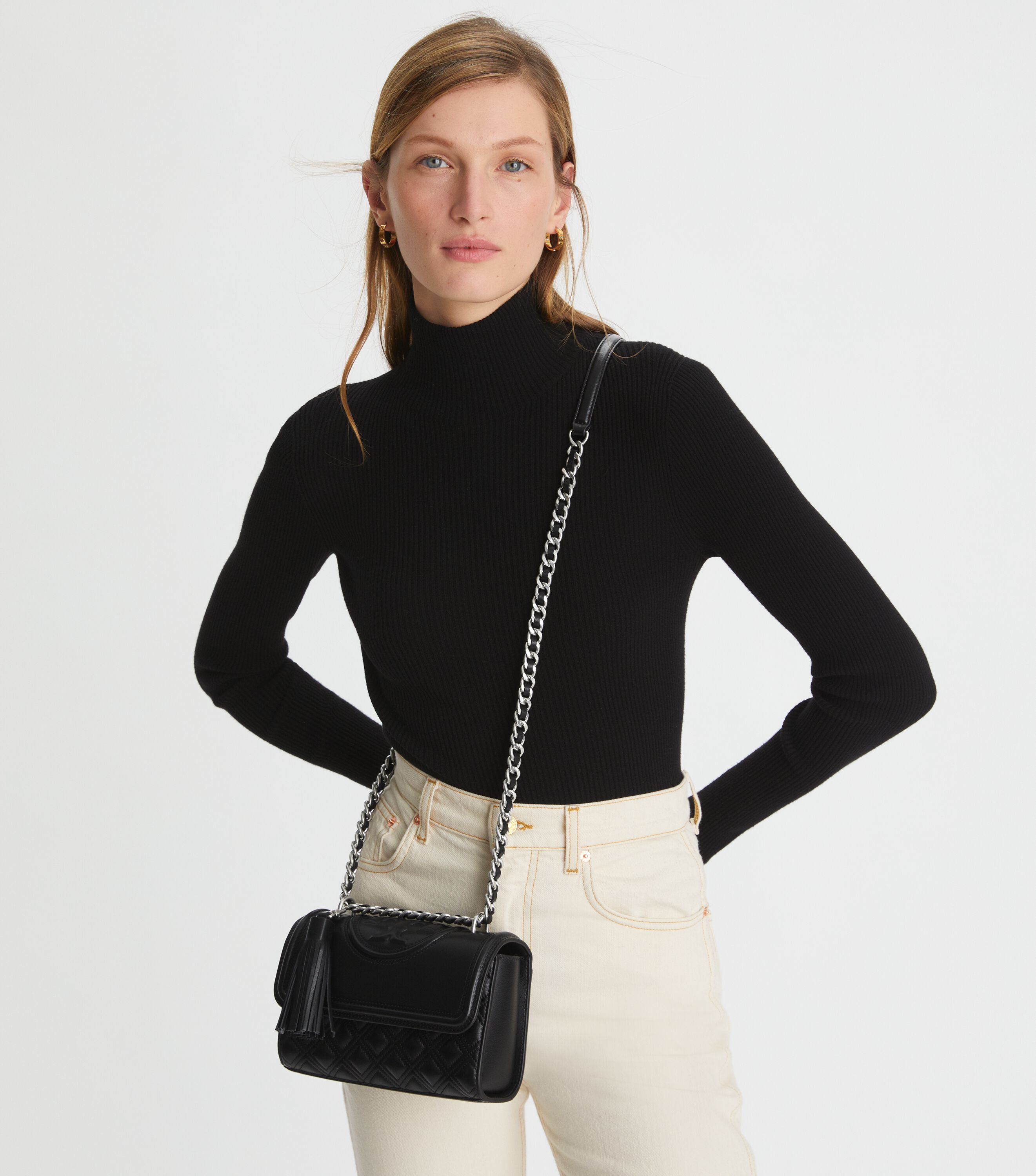 Small Fleming Convertible Shoulder Bag Handbags Tory Burch