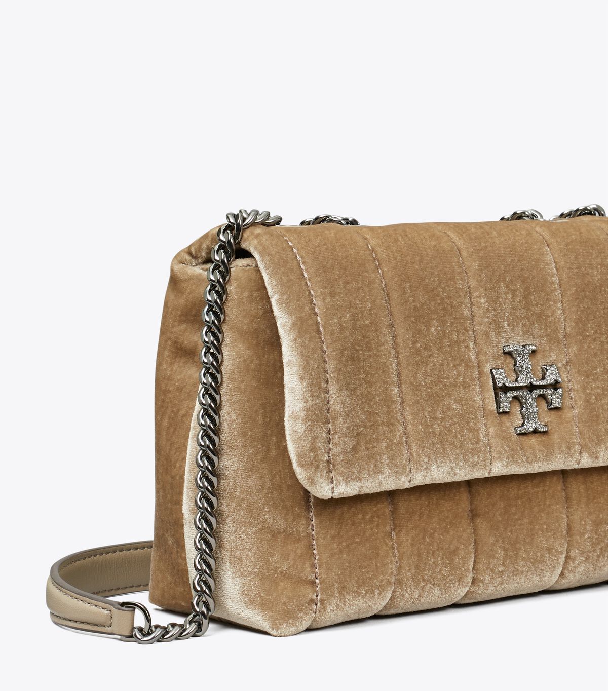 tory burch small kira velvet convertible shoulder bag