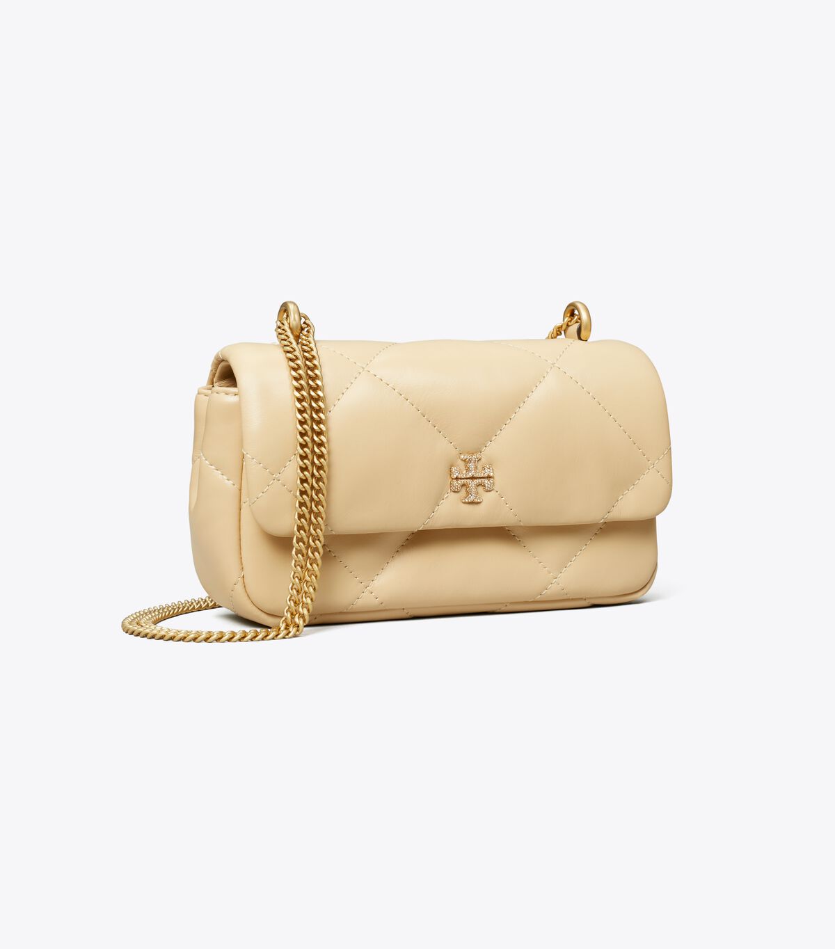 tory burch mini kira diamond quilt pave flap bag
