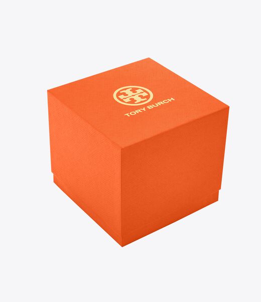 tory burch ساعة ميني إليانور ذات اللفة المزدوجة