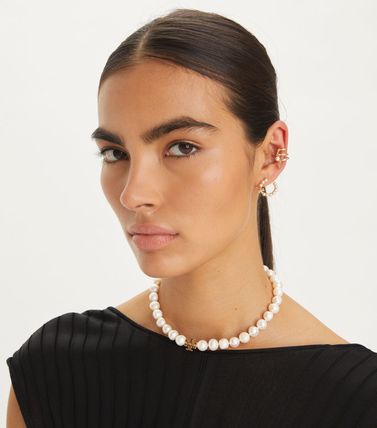 tory burch kira multi hoop earring