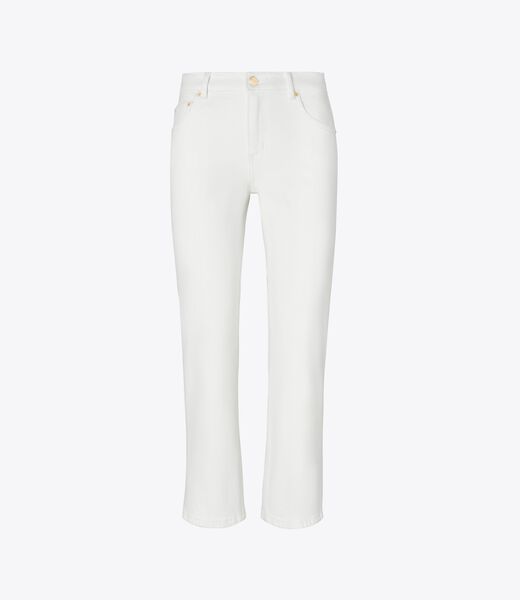 tory burch kick flare denim jean