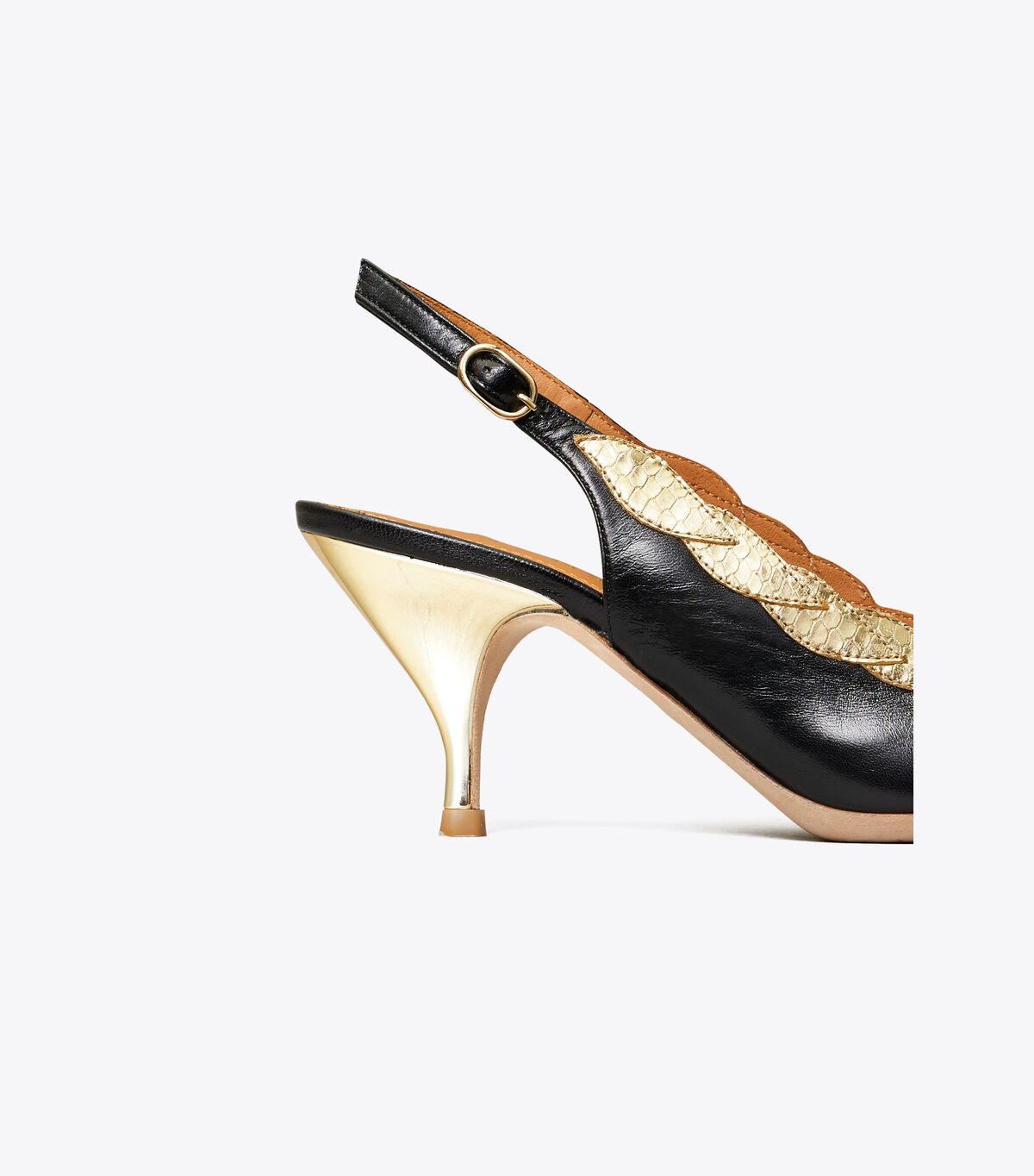 tory burch applique slingback pump