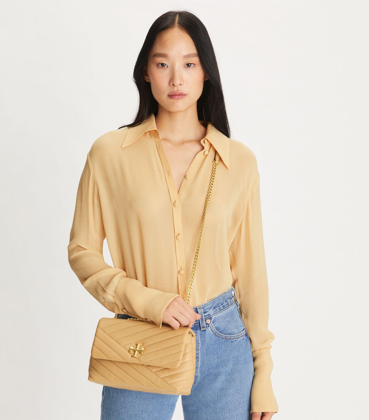 tory burch small kira chevron convertible shoulder bag