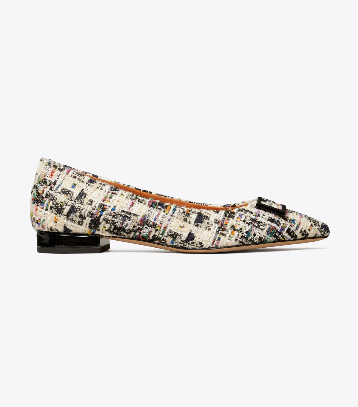 tory burch gigi tweed pointed toe flat