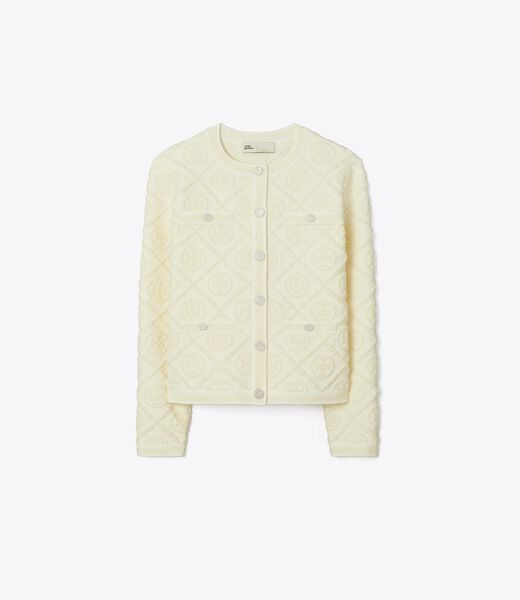 tory burch kendra embossed cardigan