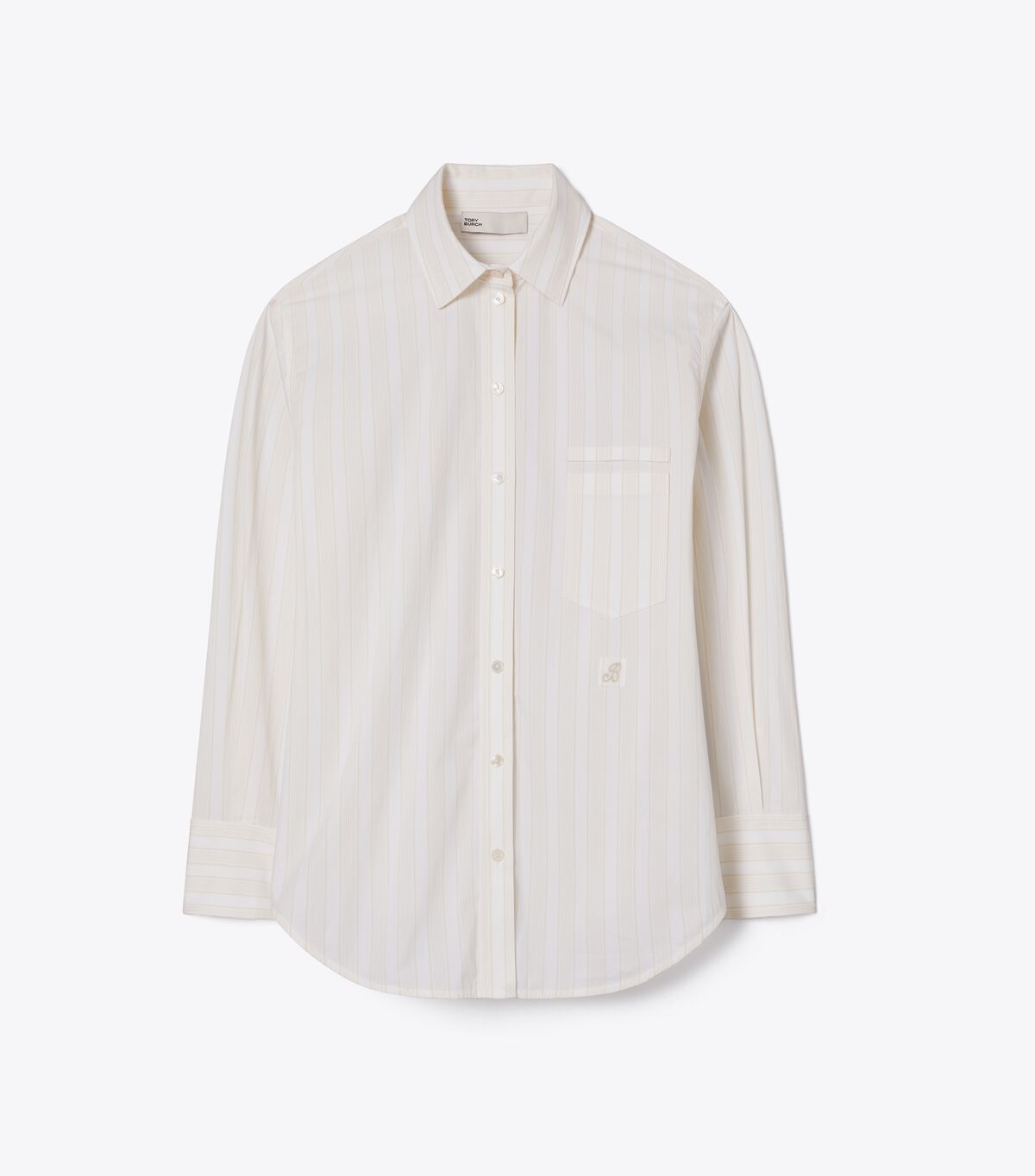 Striped Cotton Shirt tory burch striped cotton shirt