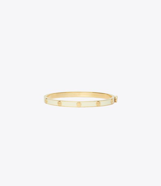 tory burch miller stud enamel 5mm hinge bracelet