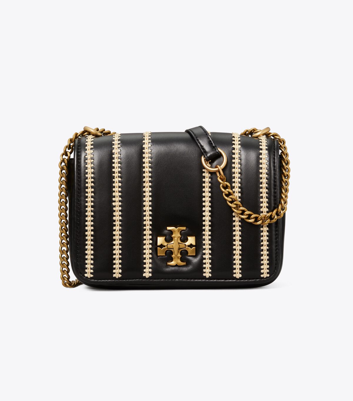 tory burch kira raffia stripe chain shoulder bag