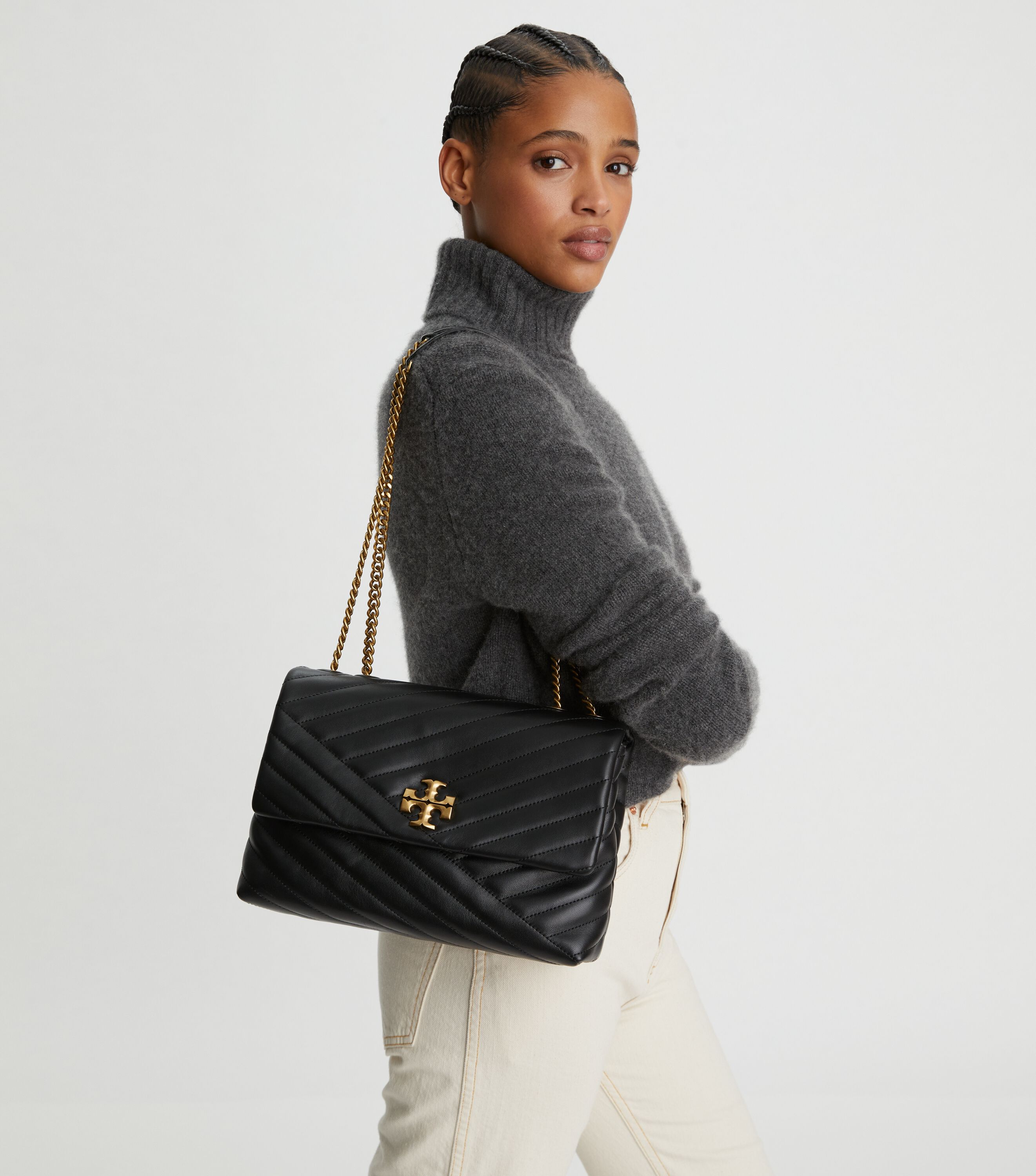 Tory Burch Kira Chevron Convertible Shoulder Bag Tory Burch KW