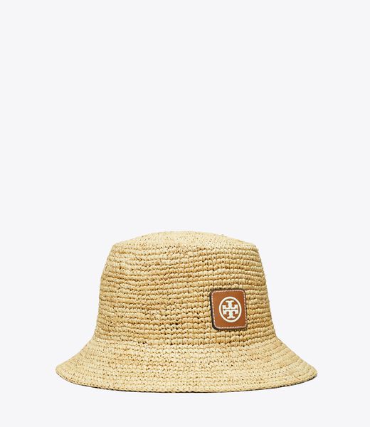 tory burch straw bucket hat