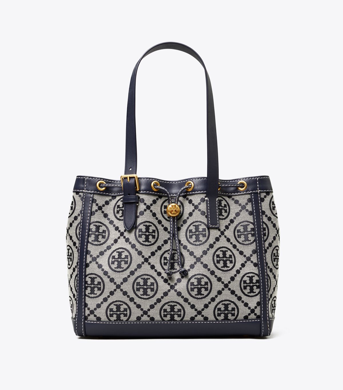 tory burch t monogram jacquard small tote bag