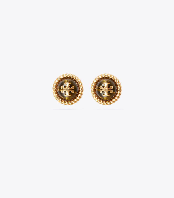 Kira Glass Stud Earring