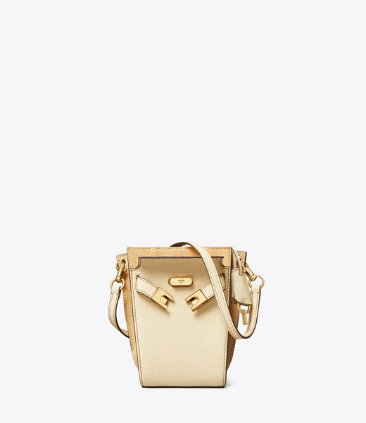 Petite Lee Radziwill Pebbled Double Bucket Bag
