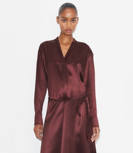 tory burch viscose shirtdress