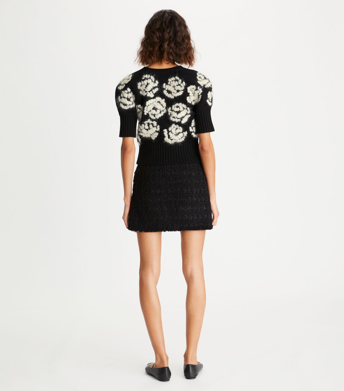 tory burch rose embroidered sweater