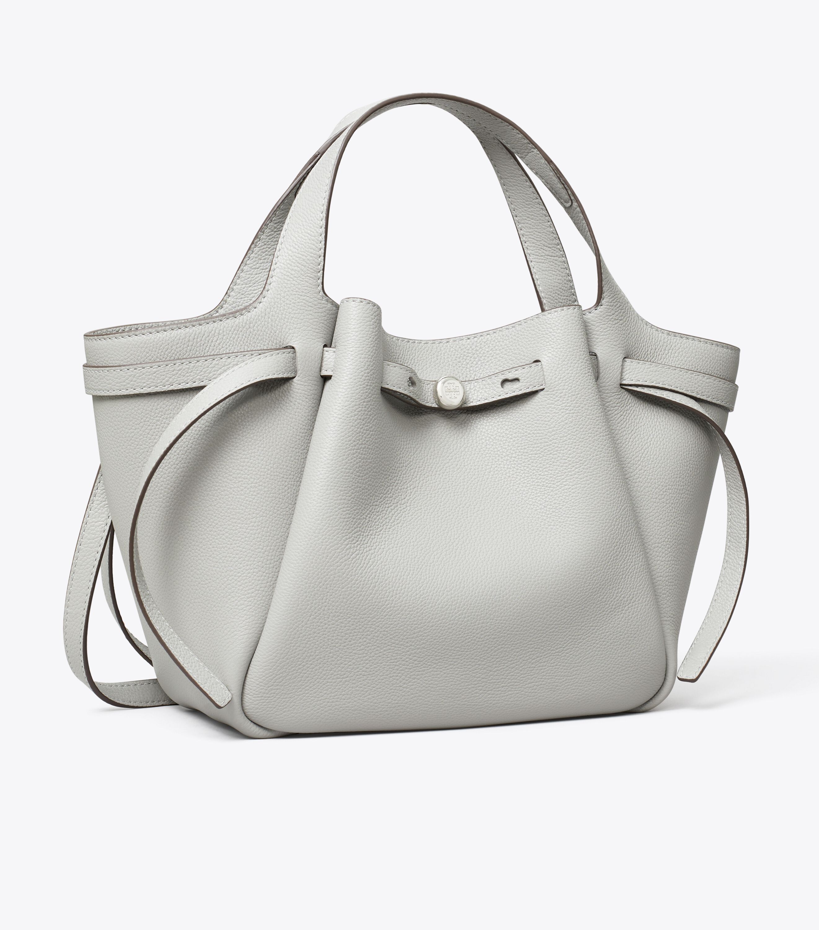 Small Romy Tote, Light Granite | Tory Burch KW