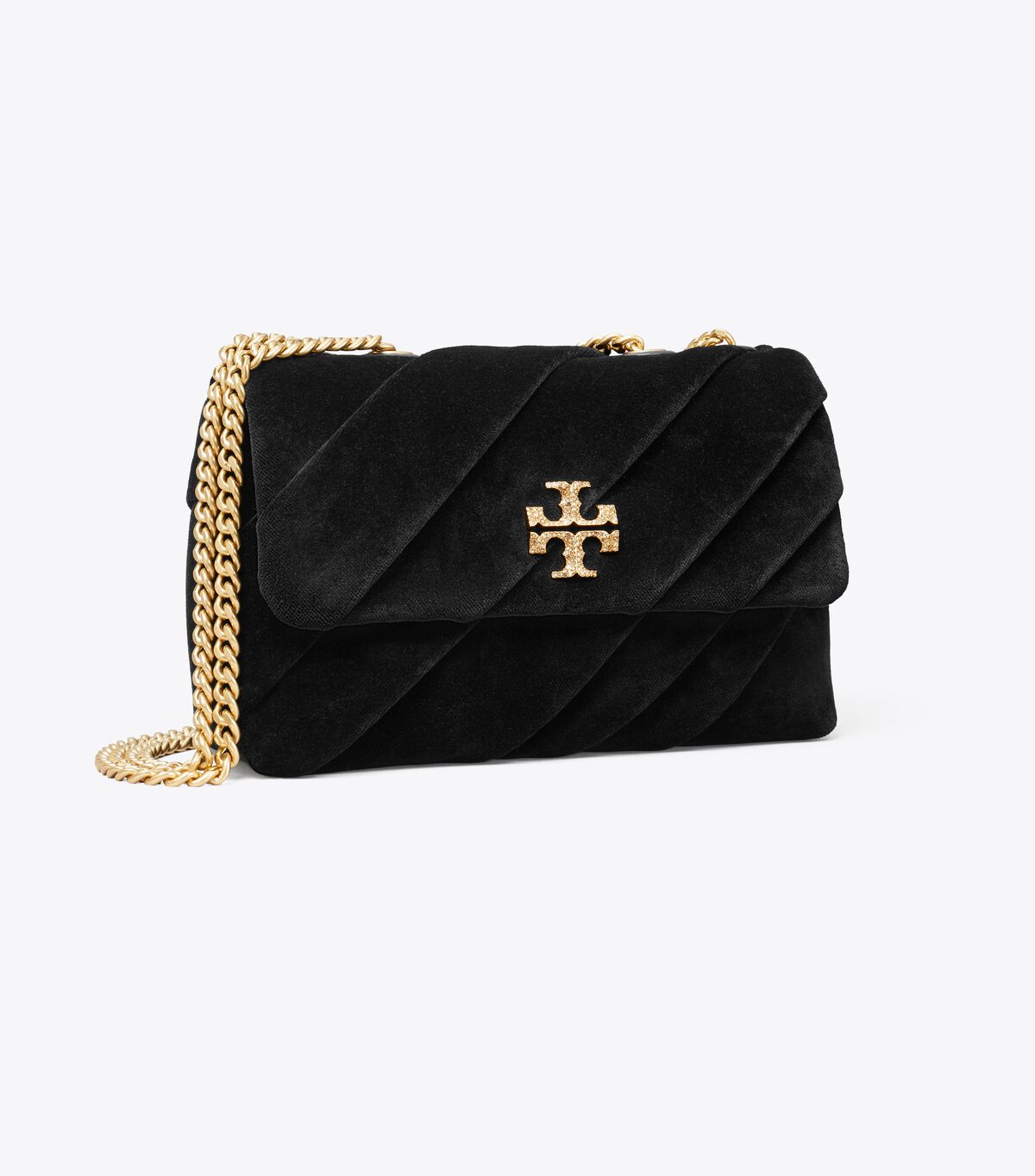 tory burch small kira draped velvet convertible shoulder bag