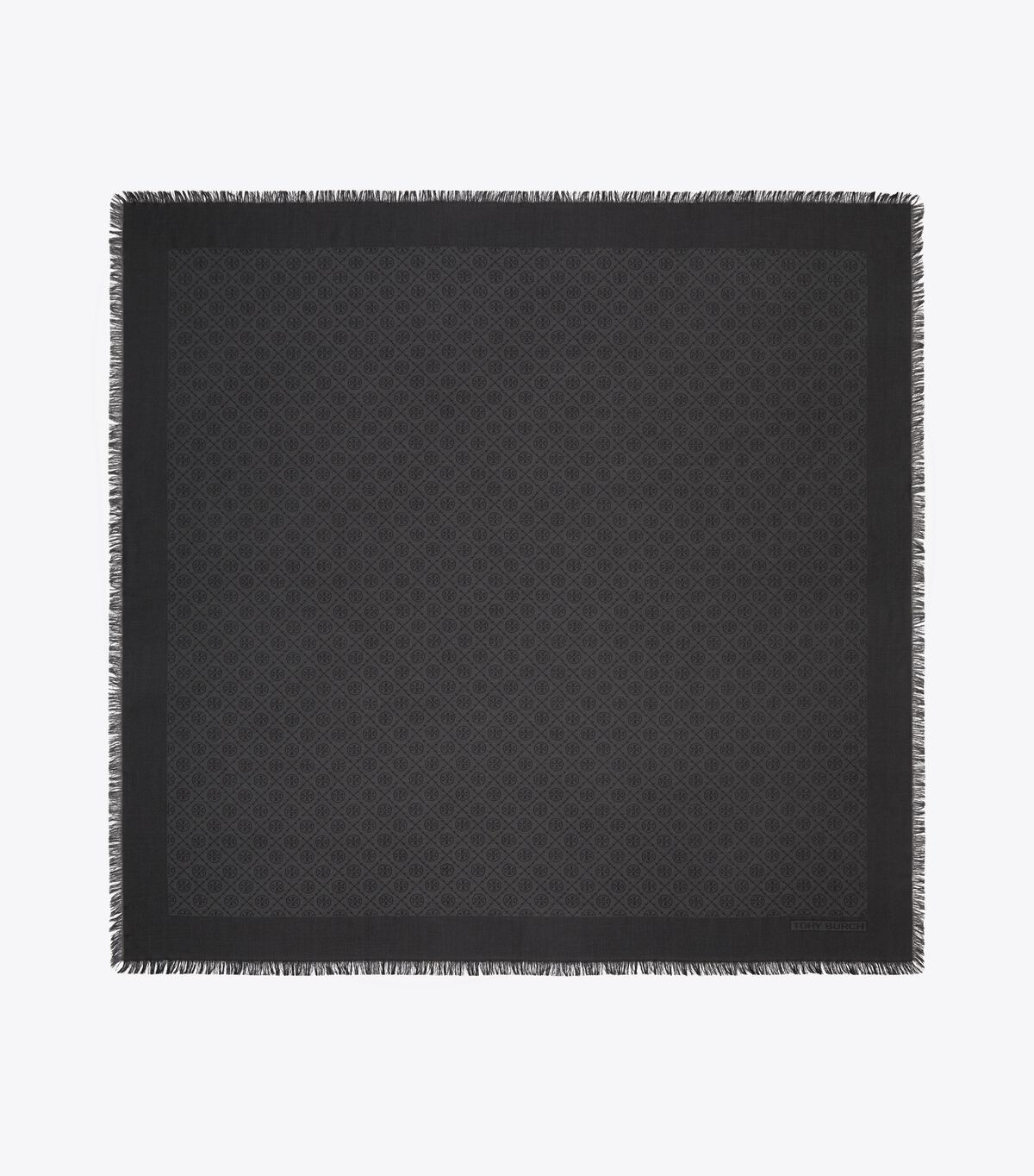 tory burch t monogram jacquard traveler scarf