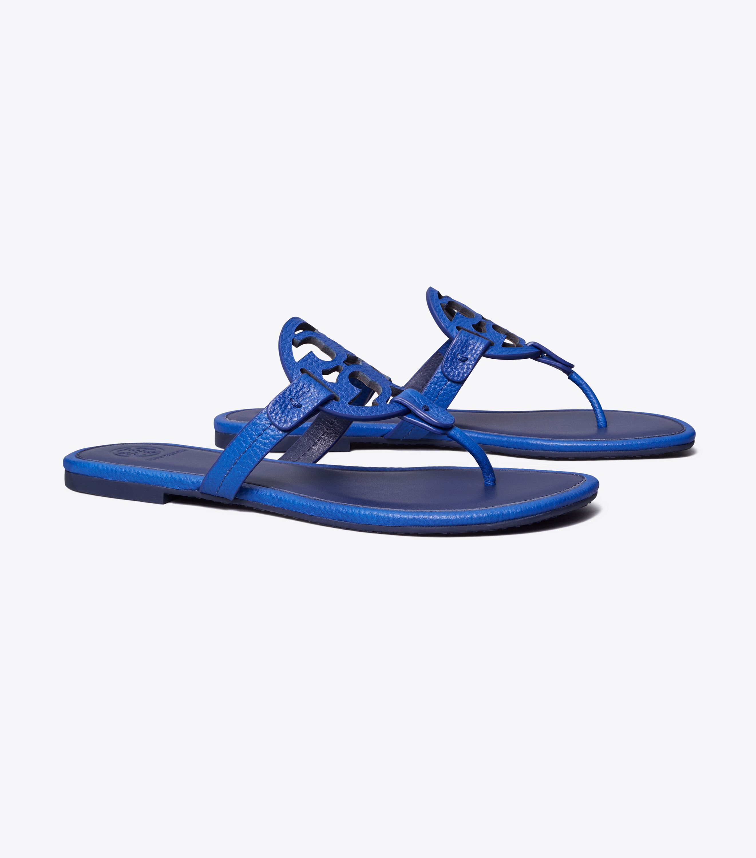 Tory burch nautical clearance blue miller sandals