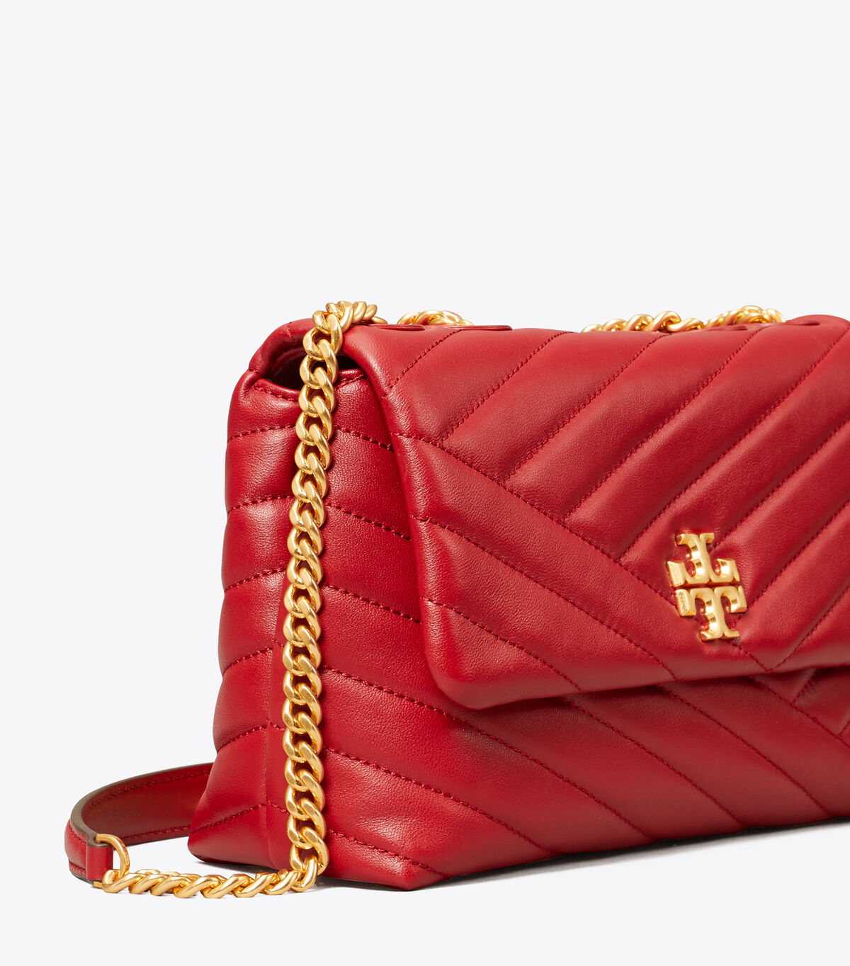 Kira Chevron Small Convertible Shoulder Bag Handbags Tory Burch