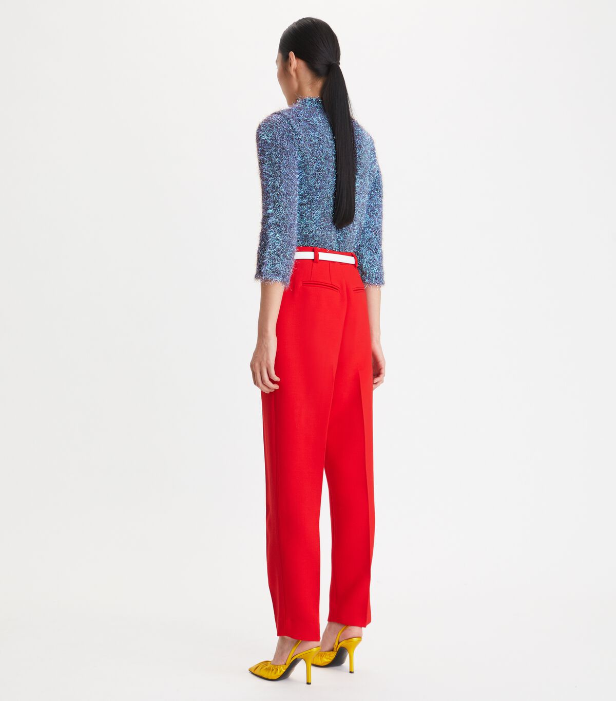 tory burch tinsel mockneck sweater