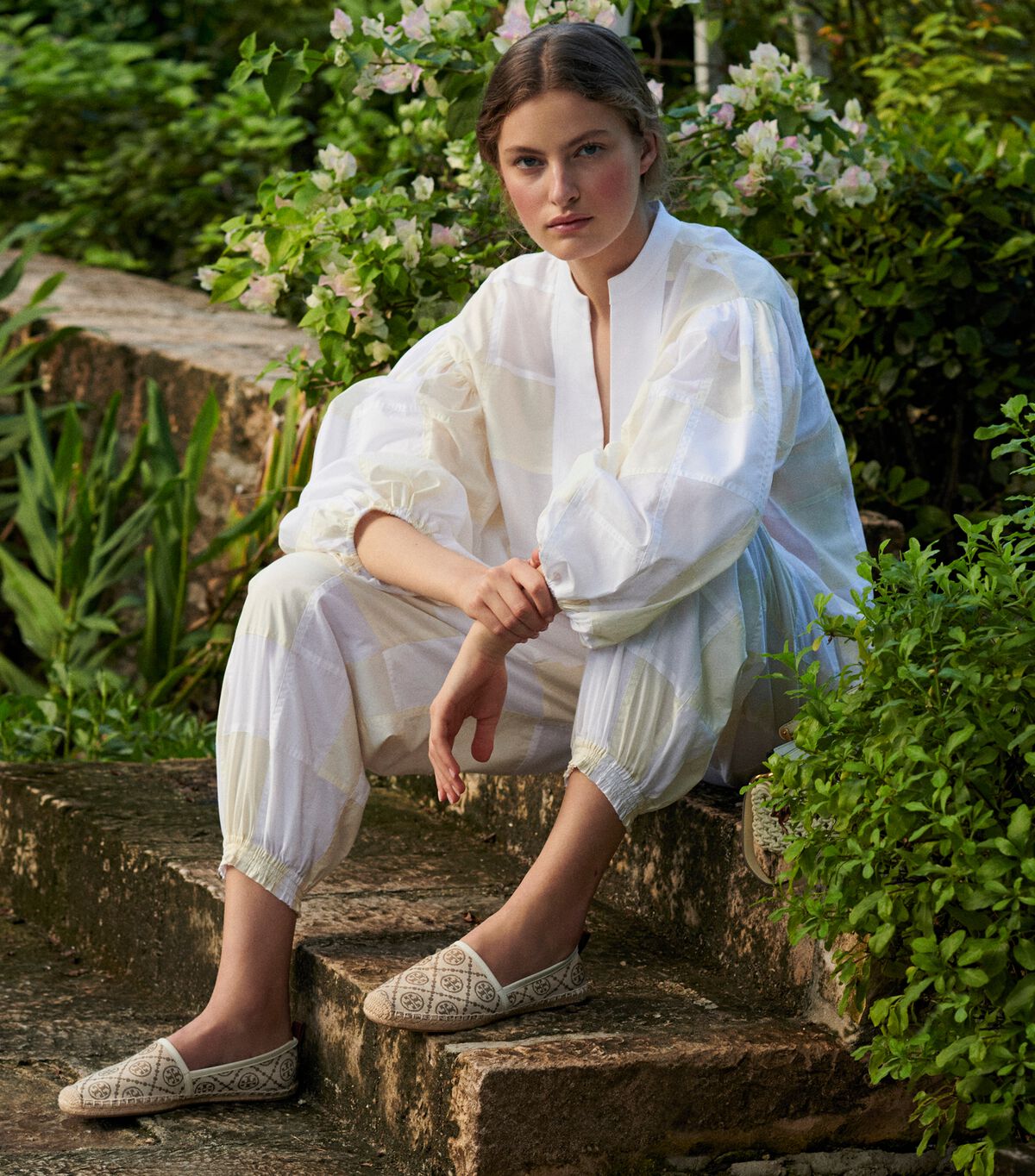 tory burch t monogram espadrille