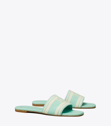 Double T Jacquard Slide