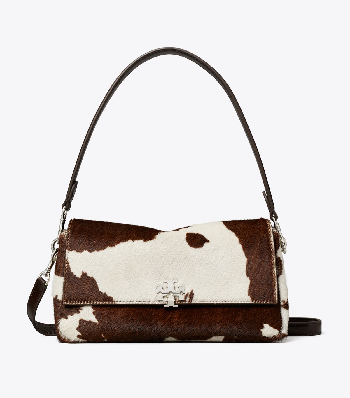 tory burch small charlie calf hair shoulder bag