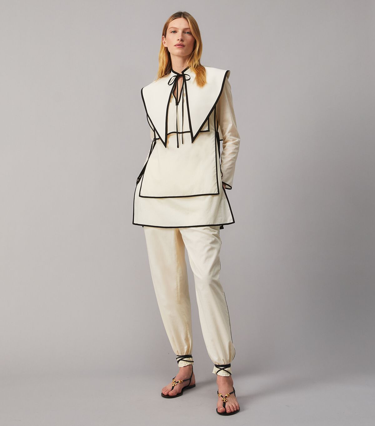 tory burch cotton voile tunic