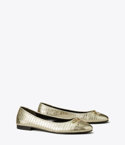 tory burch cap toe quilted ballet