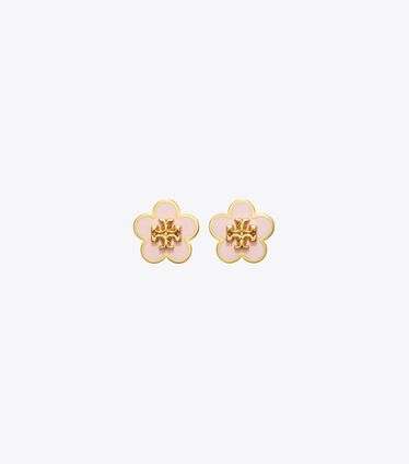 Kira Enamel Flower Stud Earring