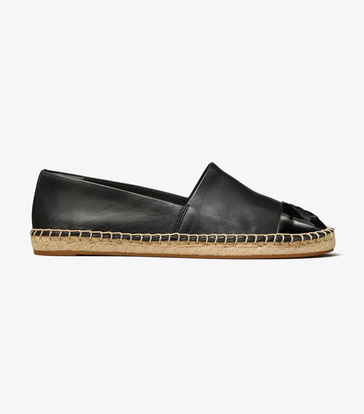 tory burch color block mixed leather espadrille