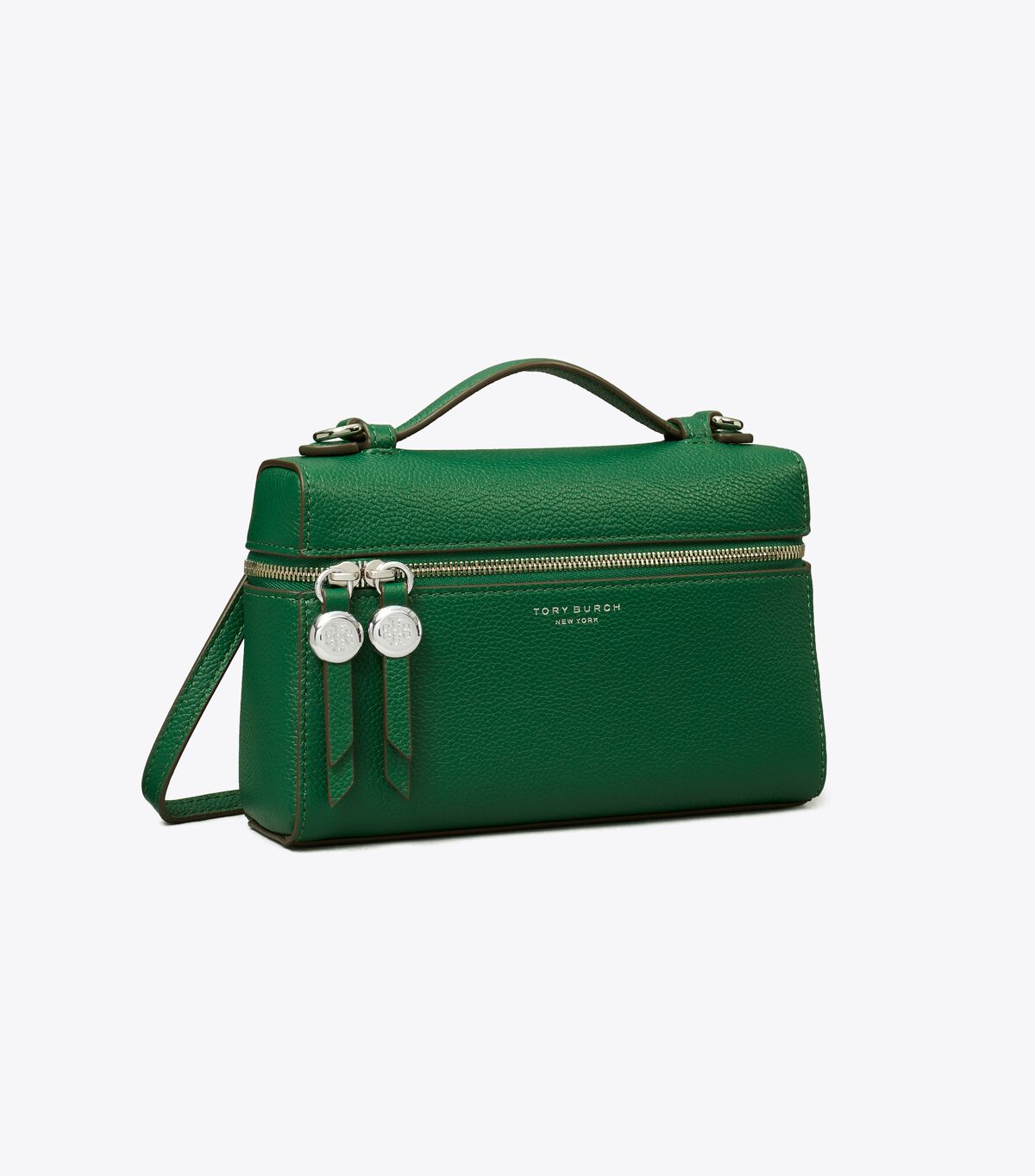 tory burch romy slim top handle bag