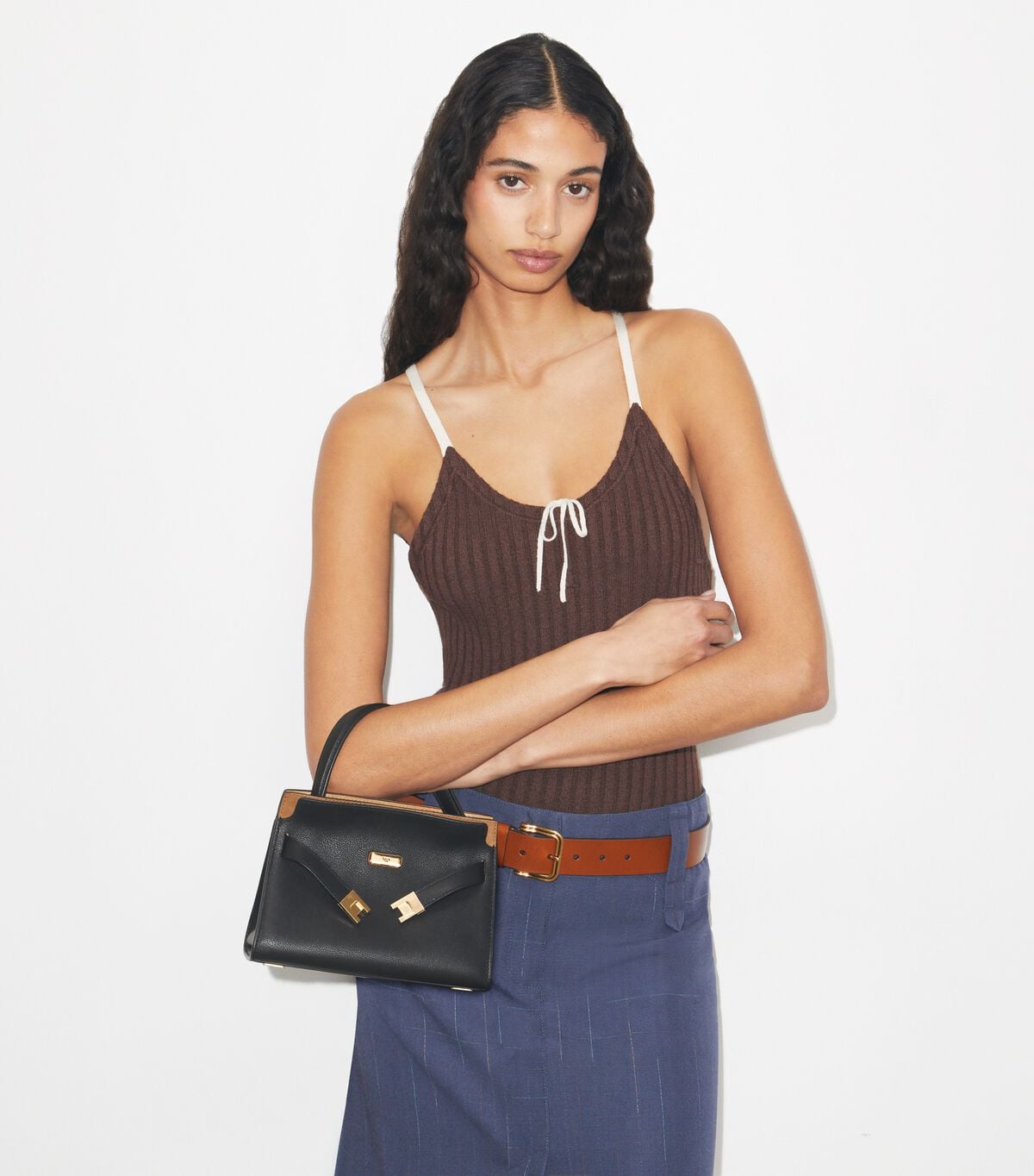 tory burch petite lee radziwill double bag